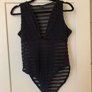 TOPSHOP sheer bodysuit